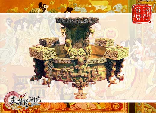 銅尊盤，曾侯乙尊盤，國寶級文物之一